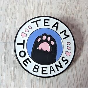 Team Toe Beans Enamel Pin